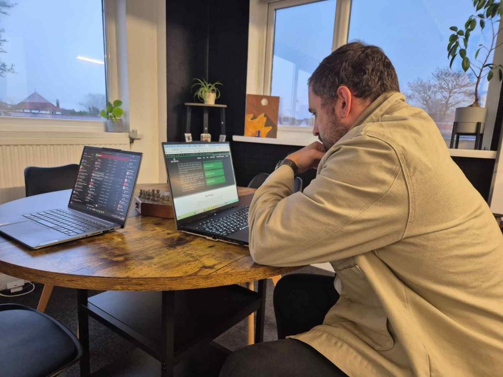 Sam A10 Digital Founder Working