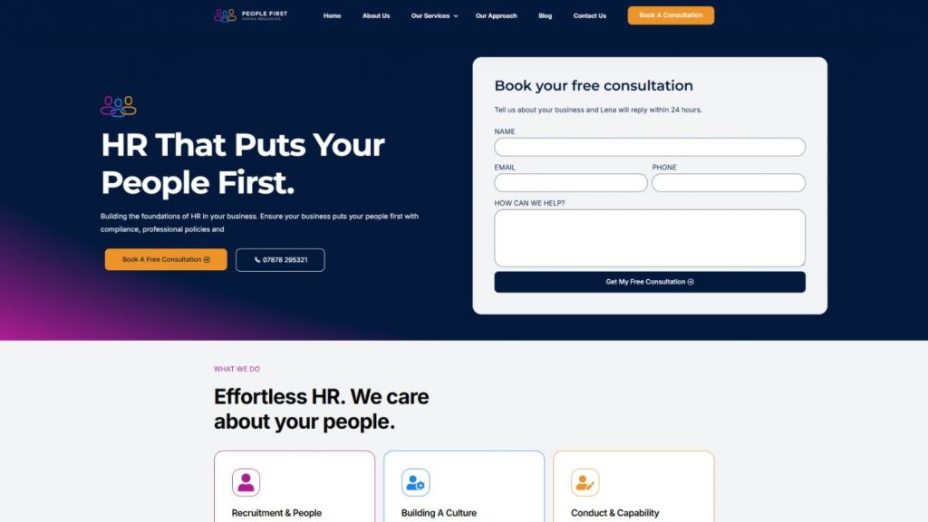 People First HR Website